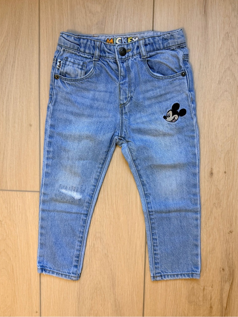 Toddler Zara Disney Mickey Jeans 2-3 Years